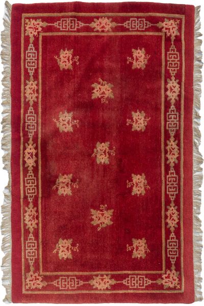 Antique Pau-Tu Red Peonies