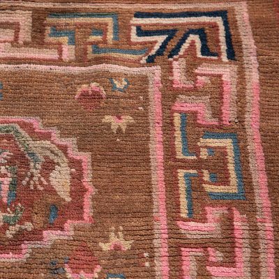 Antique Tibetan Double Meditation Mat
