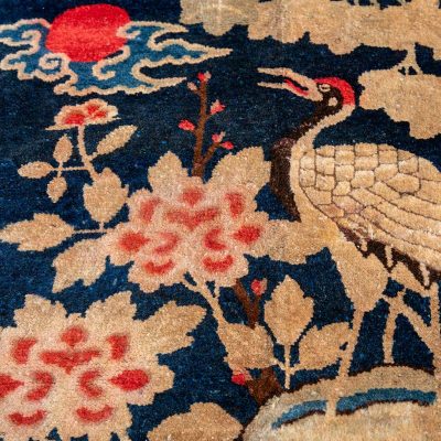 Antique Chinese Cranes and Deer