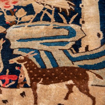 Antique Chinese Cranes and Deer